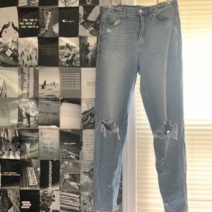 american eagle mom jeans